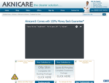 Tablet Screenshot of aknicare.co.uk
